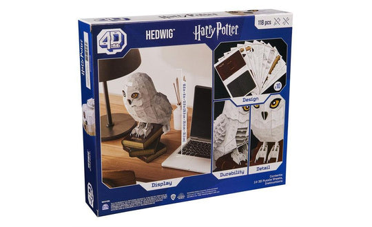 4D Build, Harry Potter Hedwig 3D Puzzle Model Kit | SpeedCubeShop