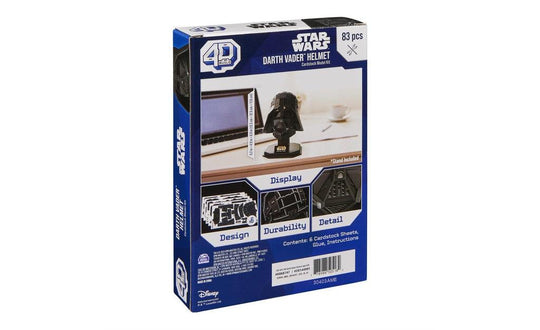 4D Build, Star Wars Darth Vader 3D Cardstock Model Kit | SpeedCubeShop