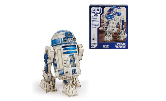 4D Build, Star Wars R2-D2 Cardstock Model Kit | SpeedCubeShop