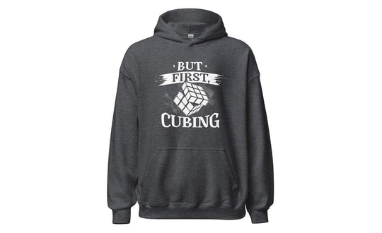 But First, Cubing - Rubik's Cube Hoodie | SpeedCubeShop