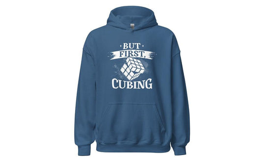 But First, Cubing - Rubik's Cube Hoodie | SpeedCubeShop