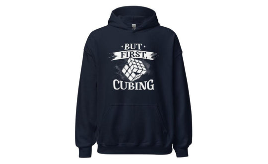 But First, Cubing - Rubik's Cube Hoodie | SpeedCubeShop