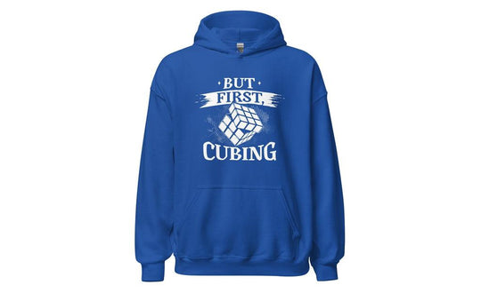 But First, Cubing - Rubik's Cube Hoodie | SpeedCubeShop