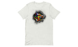 Cube Bursting Through - Rubik's Cube Shirt | SpeedCubeShop