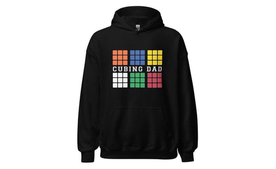 Cubing Dad V4 (Dark) - Rubik's Cube Hoodie | SpeedCubeShop