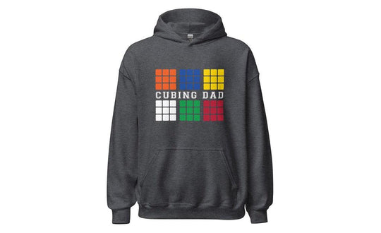 Cubing Dad V4 (Dark) - Rubik's Cube Hoodie | SpeedCubeShop