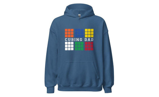 Cubing Dad V4 (Dark) - Rubik's Cube Hoodie | SpeedCubeShop