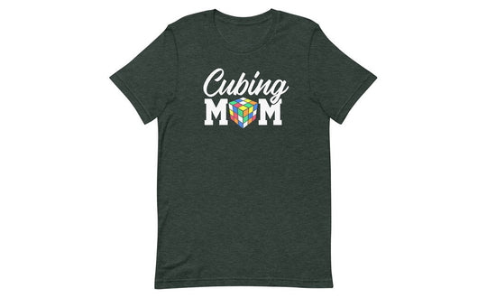 Cubing Mom (Dark) - Rubik's Cube Shirt | SpeedCubeShop