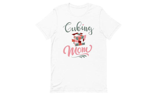 Cubing Mom V2 (Light) - Rubik's Cube Shirt | SpeedCubeShop