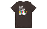 Eat, Sleep, Solve, Repeat - Rubik's Cube Shirt | SpeedCubeShop