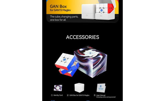 GAN 15 3x3 Magnetic MagLev (UV Coated) | SpeedCubeShop