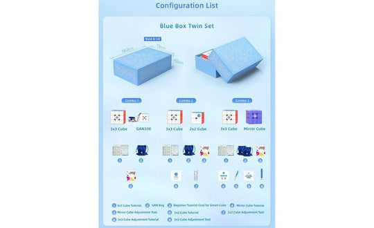 GAN Blue Box Bundle (Magnetic) - GAN Mirror + GAN11 M | SpeedCubeShop