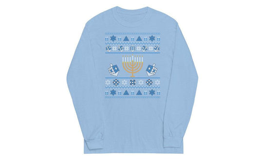 Hanukkah Rubik's Cube Long Sleeve Shirt | SpeedCubeShop