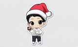 Max Park Santa Christmas Decal Sticker | SpeedCubeShop