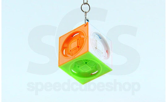 Deformed 3x3 Centrosphere Keychain | SpeedCubeShop