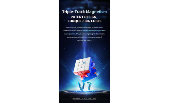 MoYu AoSu V7 4x4 Magnetic (Triple-Track UV Coated) | SpeedCubeShop