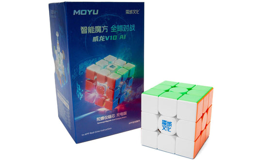 MoYu WeiLong V10 AI 3x3 Bluetooth Smart Cube (Magnetic Core)