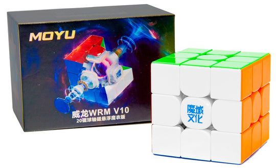 MoYu WeiLong WR M V10 3x3 Magnetic (20-Magnet Ball-Core MagLev UV Coated) | SpeedCubeShop