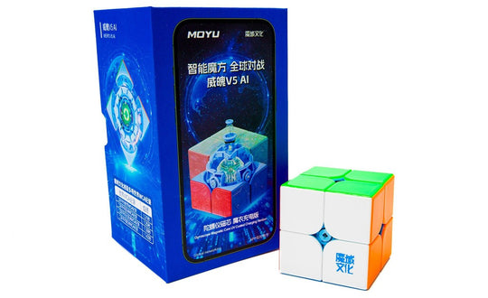 MoYu WeiPo V5 AI 2x2 Bluetooth Smart Cube (Ball-Core UV Coated) | SpeedCubeShop