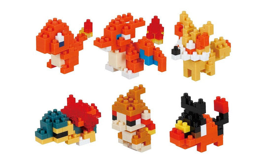 Pokemon Type Fire Set 1 Nanoblock Mininano | SpeedCubeShop