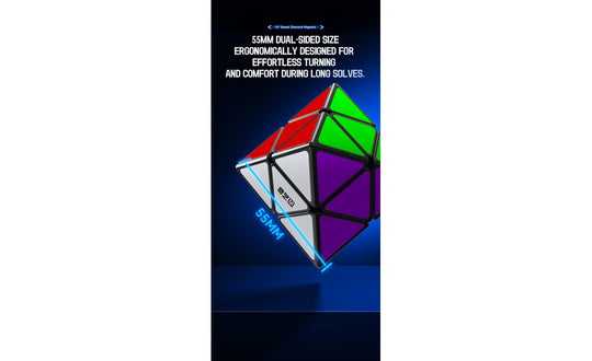 QiYi 2x2 FTO Skewb Diamond (Magnetic, Tiled) | SpeedCubeShop