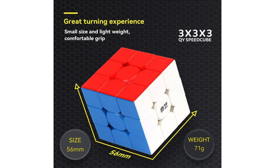 QiYi Black Mamba V3 3x3 Magnetic | SpeedCubeShop