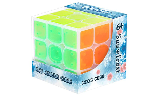 QiYi QiMeng V2 3x3 - Icy Amber (Tiled) | SpeedCubeShop