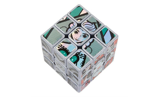 Rubik`s Cube, Disney 100th Anniversary Metallic Platinum 3x3 Cube | SpeedCubeShop