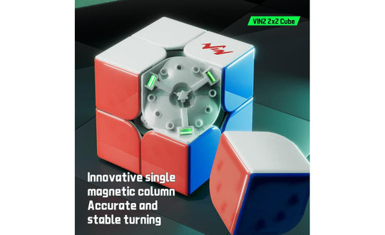 VIN Cube 2x2 (Magnetic, Ball-Core, UV Coated) | SpeedCubeShop