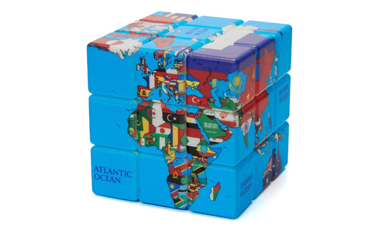 World Map 3x3 (Flag) | SpeedCubeShop