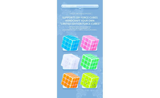 QiYi Pyraminx Duo (Tiled) - Icy Amber | SpeedCubeShop