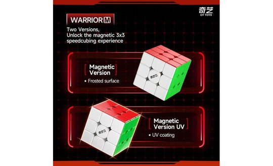 QiYi Warrior M 3x3 (Magnetic, UV Coated) | SpeedCubeShop
