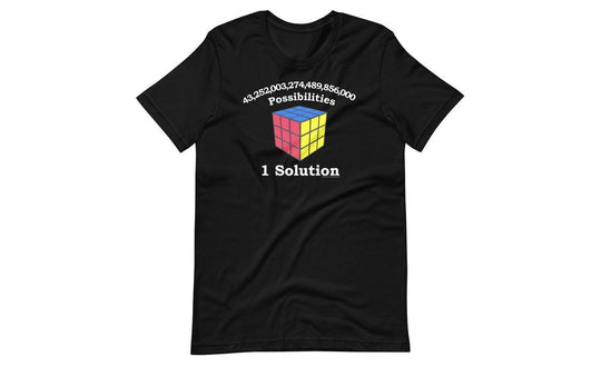 43 Quintillion (Dark) - Rubik's Cube Shirt | SpeedCubeShop