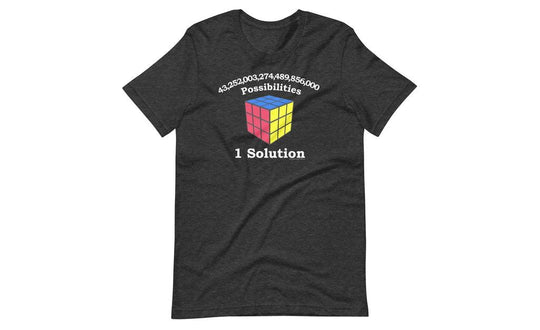 43 Quintillion (Dark) - Rubik's Cube Shirt | SpeedCubeShop