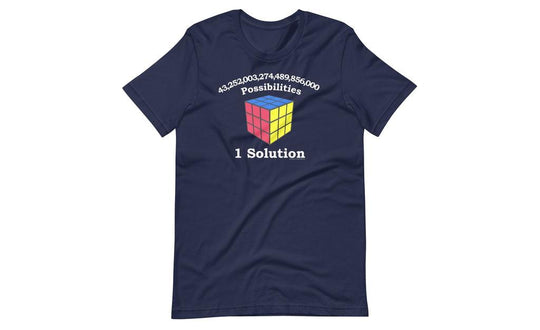 43 Quintillion (Dark) - Rubik's Cube Shirt | SpeedCubeShop