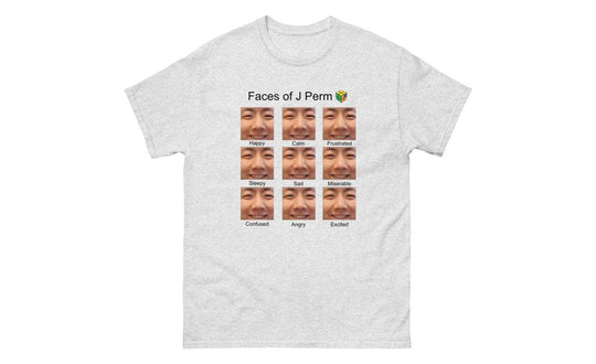 Faces of JPerm Meme Shirt | SpeedCubeShop