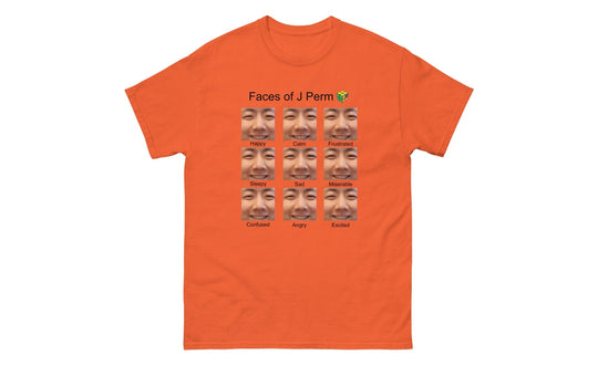 Faces of JPerm Meme Shirt | SpeedCubeShop