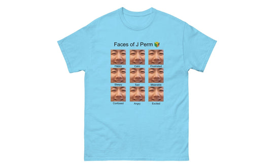 Faces of JPerm Meme Shirt | SpeedCubeShop