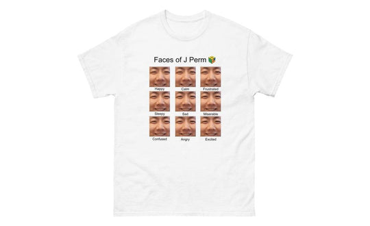 Faces of JPerm Meme Shirt | SpeedCubeShop