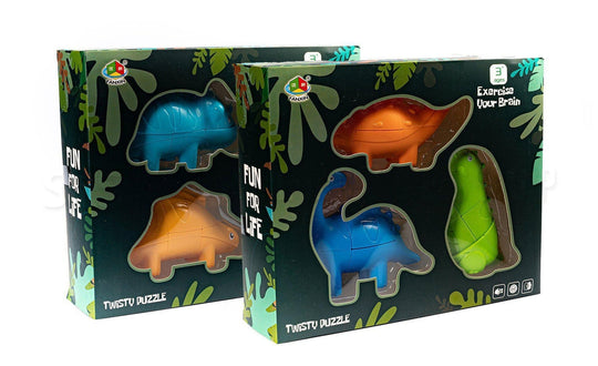 Fanxin Dinosaur Twisty Puzzles Bundle | SpeedCubeShop