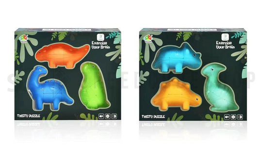 Fanxin Dinosaur Twisty Puzzles Bundle | SpeedCubeShop