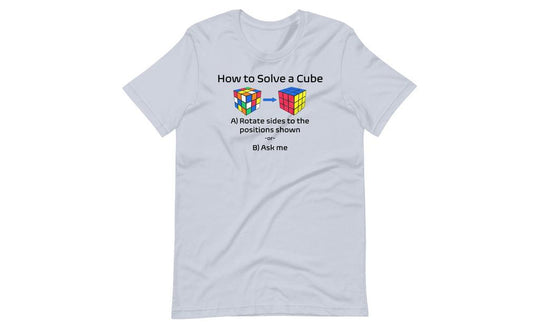 How to Solve a Rubik's Cube Shirt (Light) | SpeedCubeShop