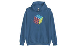 Neon Cube (Dark) - Rubik's Cube Hoodie | SpeedCubeShop