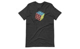 Neon Cube (Dark) - Rubik's Cube Shirt | SpeedCubeShop