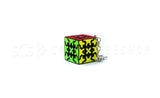 QiYi 3x3 Gear Mini 3.5cm Keychain (Tiled) | SpeedCubeShop