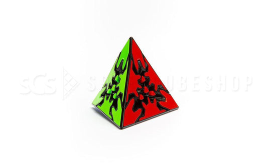 QiYi Gear Pyraminx (Tiled) | SpeedCubeShop