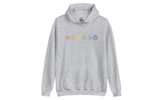 Rainbow Cube Lineup - Rubik's Cube Hoodie | SpeedCubeShop