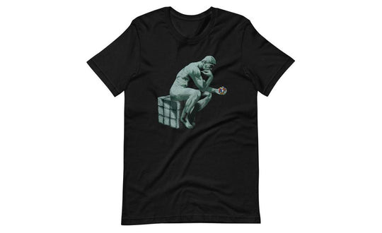 The Thinker - Rubik's Cube Shirt | SpeedCubeShop